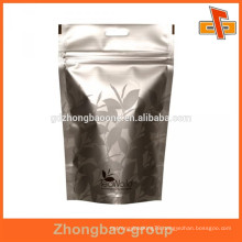 Stand up shape aluminum tea bag with high quality custom print